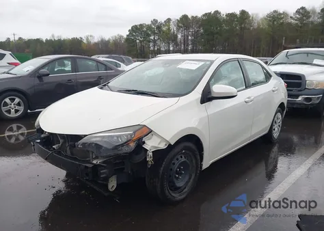 2017 Toyota Corolla Le из США, поврежденный, VIN 5YFBURHE0HP706372